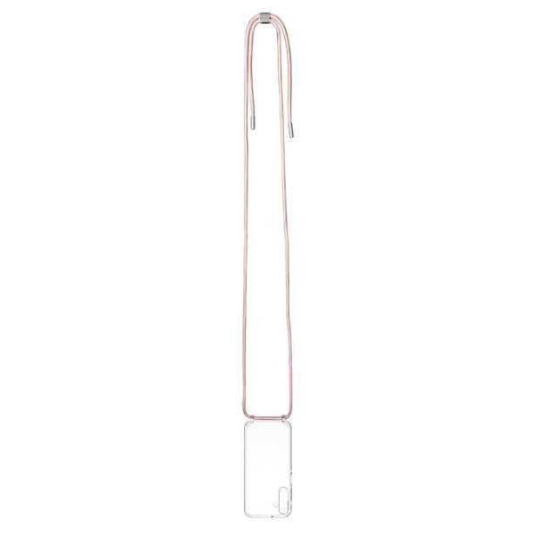 FIXED Pure Neck nyakba akasztahtó TPU gél tok Samsung Galaxy A15/A15 5G Pink FIXPUN-1259-PI