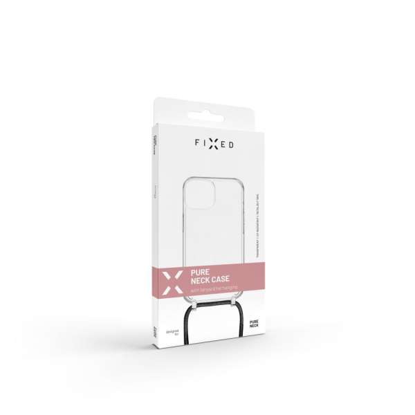 FIXED Pure Neck nyakba akasztahtó TPU gél tok  Samsung Galaxy A35 5G fekete FIXPUN-1262-BK