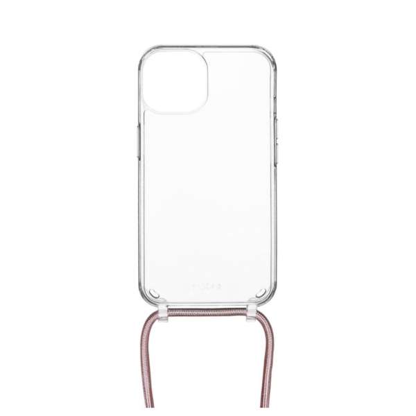 FIXED Pure Neck nyakba akasztahtó TPU gél tok  Samsung Galaxy S25+ rózsaszín