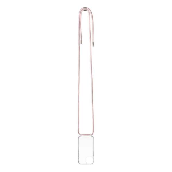 FIXED Pure Neck nyakba akasztahtó TPU gél tok  Samsung Galaxy S25+ rózsaszín