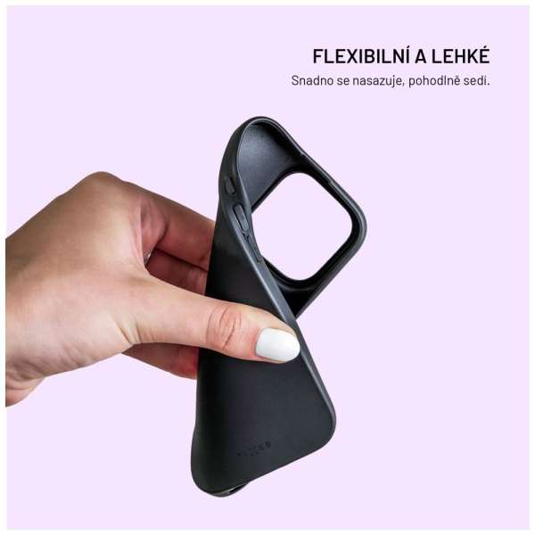 FIXED Restory TPU tok Apple iphone 14 készülékhez, fekete