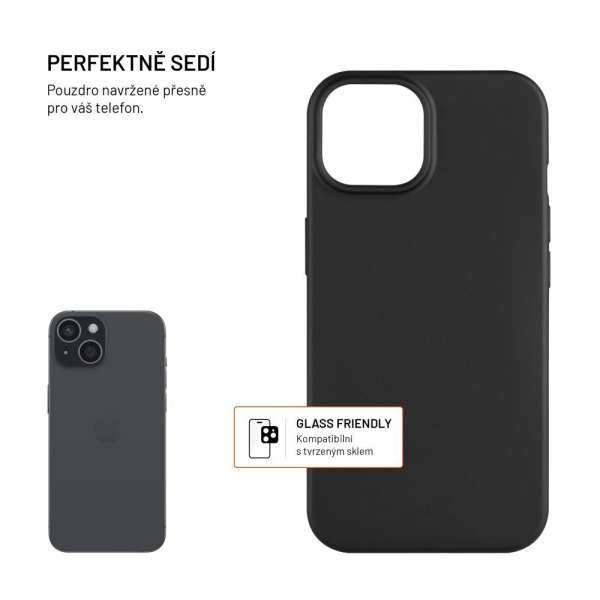 FIXED ReStory TPU tok Apple iPhone 15 készülékhez, fekete