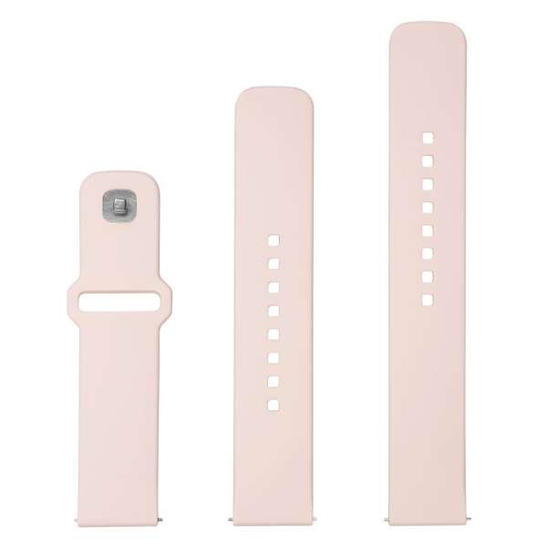 FIXED univerzális szilikon óraszíj készlet, gyors kioldás, 20mm-es okosórákhoz, pink, FIXSST2-20MM-PI