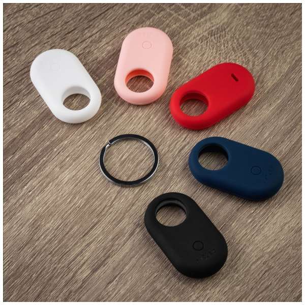 FIXED Silky szilikon tok Samsung SmartTag2-höz, 2x fekete + 2x fehér