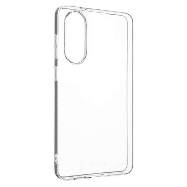 FIXED Slim AntiUV szilikon tok Samsung Galaxy S25 Edge 5G telefonhoz, átlátszó