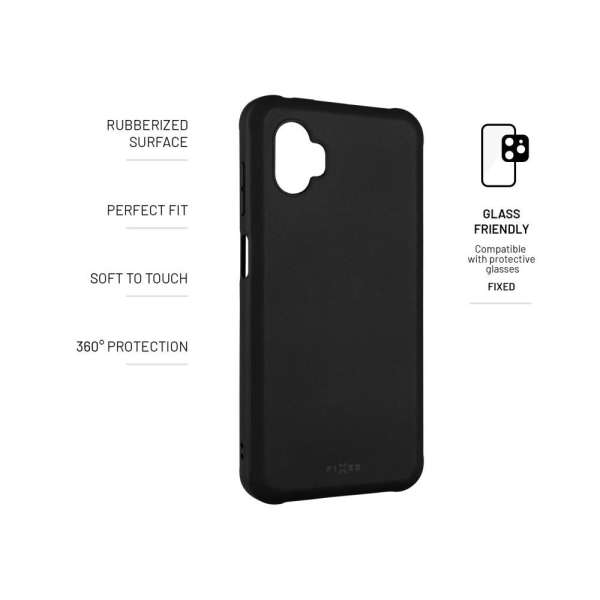 FIXED Slim szilikon tok Samsung Galaxy Xcover 7 Pro, fekete