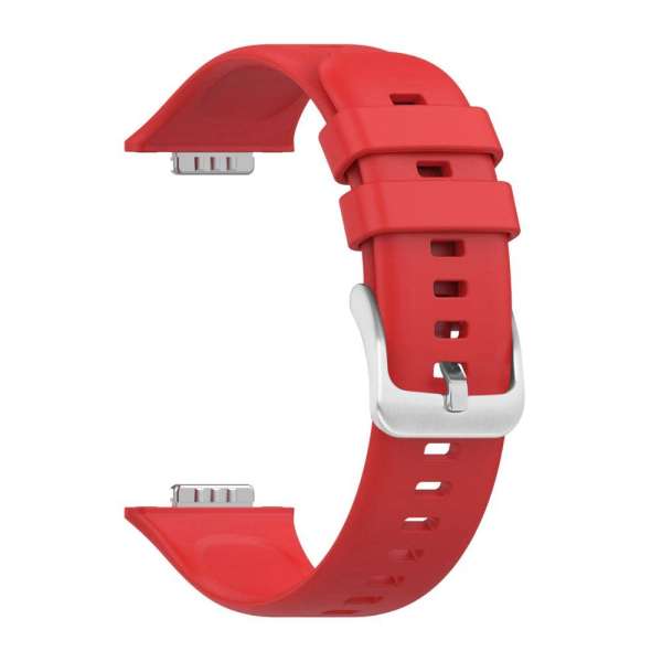 FIXED Sporty szilikon szíj Huawei Watch FIT 3 okosórákhoz, piros