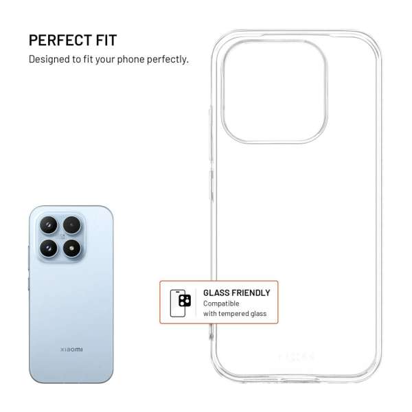 FIXED Story AntiUV TPU hátlap Xiaomi 17 készülékhez, átlátszó