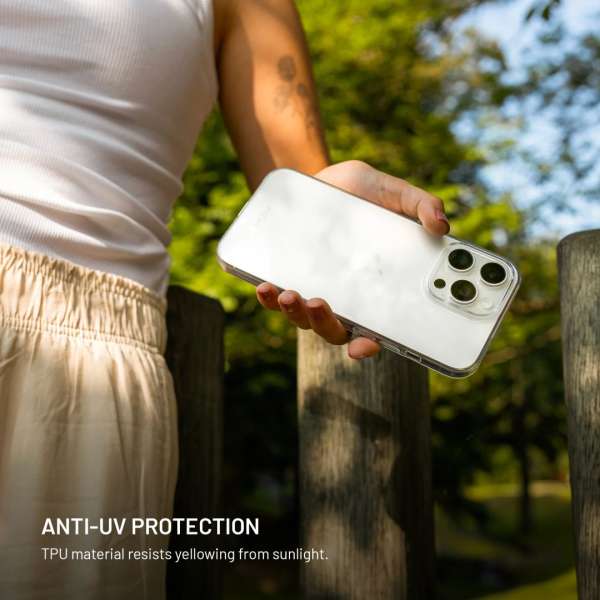 FIXED Story AntiUV TPU hátlap Xiaomi 17 készülékhez, átlátszó