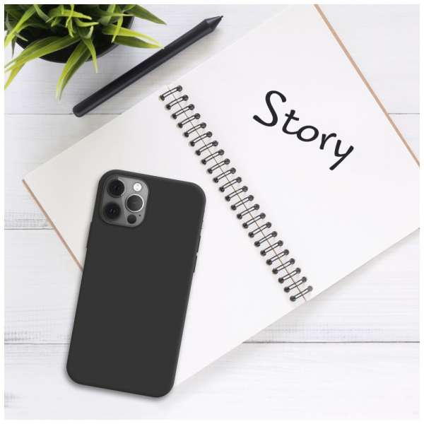 FIXED Story tok Apple iPhone 15 Pro Max telefonhoz, fekete