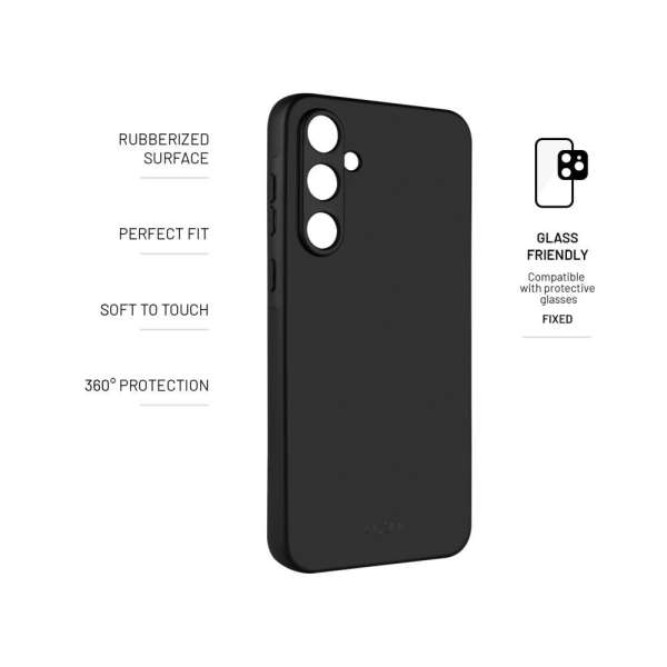 FIXED Story gumitok a Samsung Galaxy A55 5G készülékhez, fekete FIXST-1263-BK