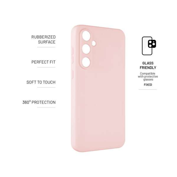 FIXED Story gumitok a Samsung Galaxy A55 5G készülékhez, rózsaszín FIXST-1263-PK