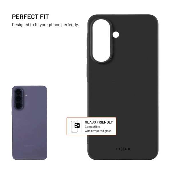 FIXED Story hátlap Samsung Galaxy A57 5G készülékhez, fekete