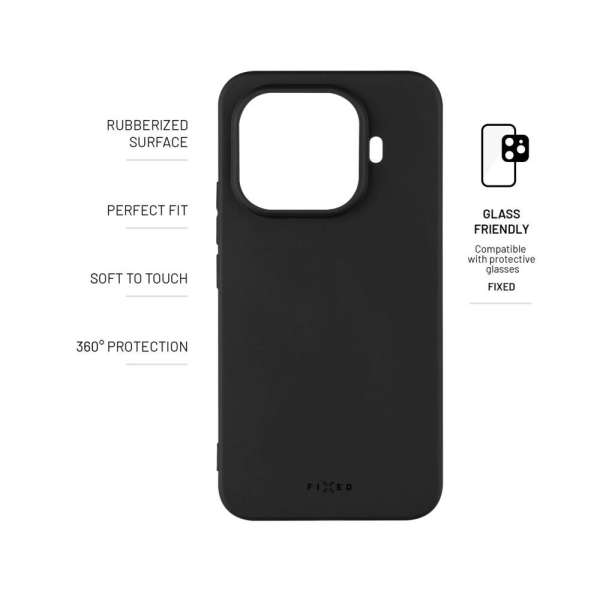 FIXED Story hátlap Xiaomi 15T Pro készülékhez, fekete