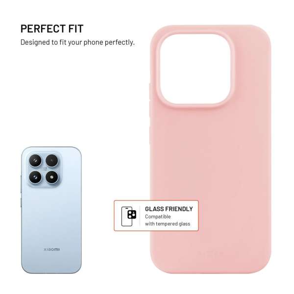 FIXED Story hátlap Xiaomi 17 készülékhez, rózsaszín