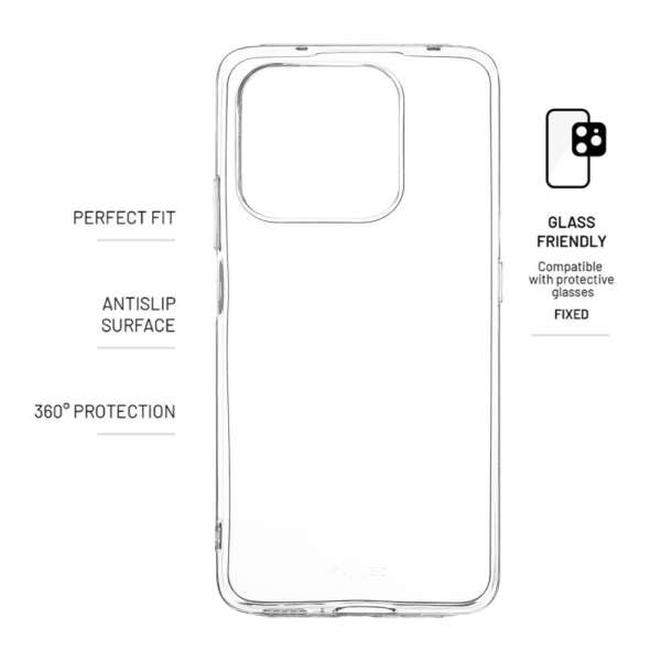 FIXED Story hátlap Xiaomi Redmi 15 4G/5G készülékhez, átlátszó