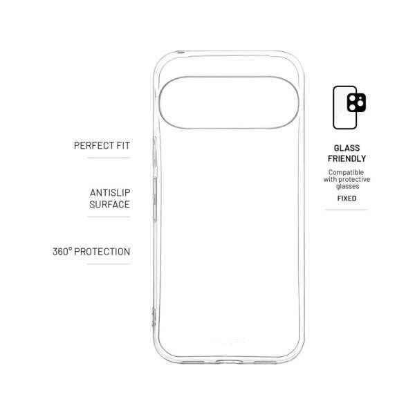 FIXED Story TPU hátlap Google Pixel 10 5G/10 Pro 5G készülékhez, átlátszó