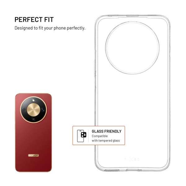 FIXED Story TPU hátlap Honor Magic 8 Lite 5G készülékhez, átlátszó