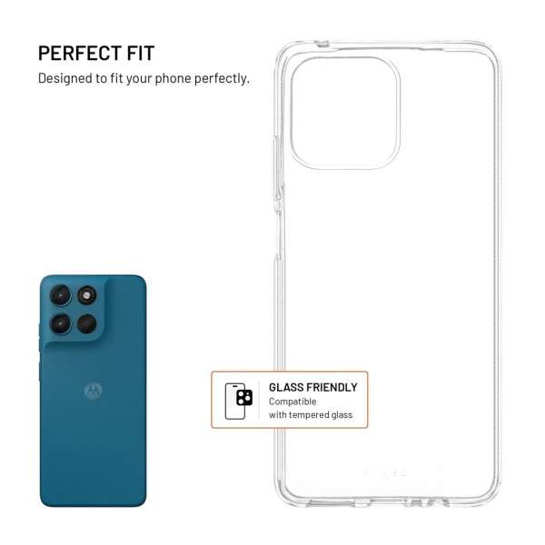 FIXED Story TPU hátlap Motorola Moto G57 Power 5G készülékhez, átlátszó