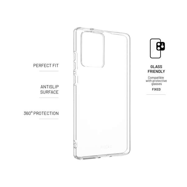 FIXED Story TPU hátlapi tok Motorola Moto G85/S50 Neo, átlátszó