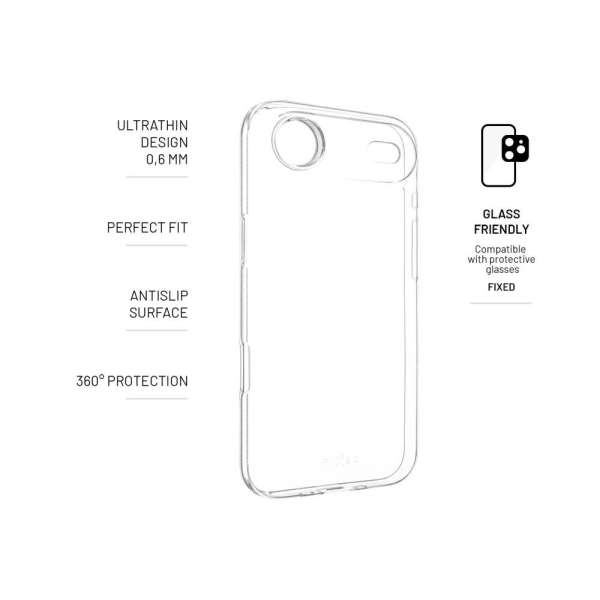 FIXED Story ultravékony TPU telefontok Apple iPhone Air telefonhoz, átlátszó