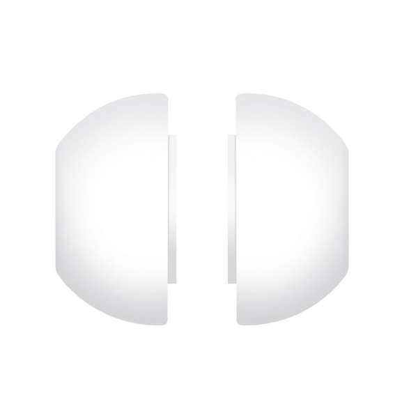 FIXED szilikon fülharang Apple Airpods Pro-hoz, 2 szett/csomag, XS méret fehér