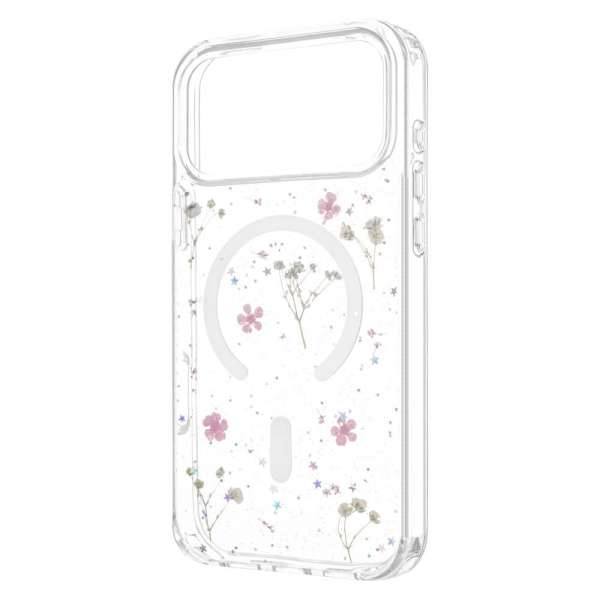 FIXED szilikon tok Apple iPhone 17 Pro Max készülékhez, virágmintás