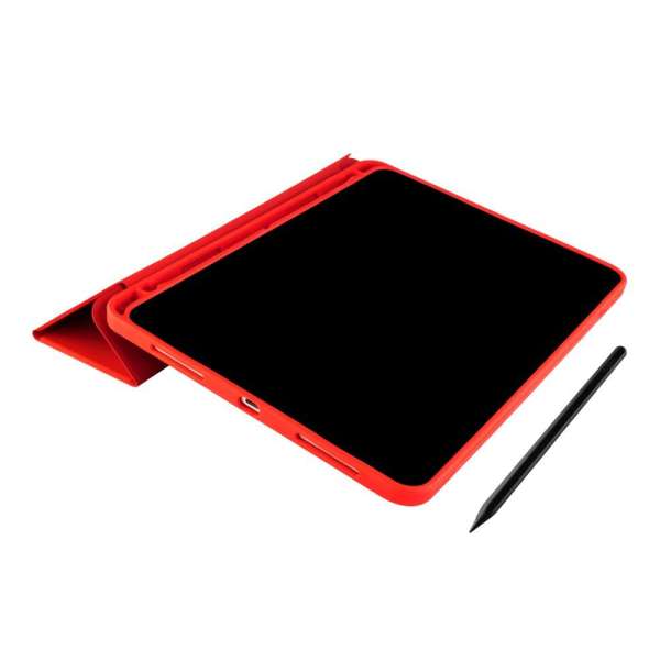 FIXED táblagép tok kijelző takaróval Apple iPad 10,2" (2019/2020/2021) készülékhez, piros