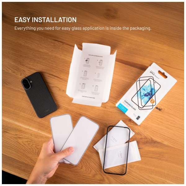 FIXED teljes képernyőt védő 2,5D edzett üveg Apple iPhone 17 Pro Max készülékhez, 2drb, fekete