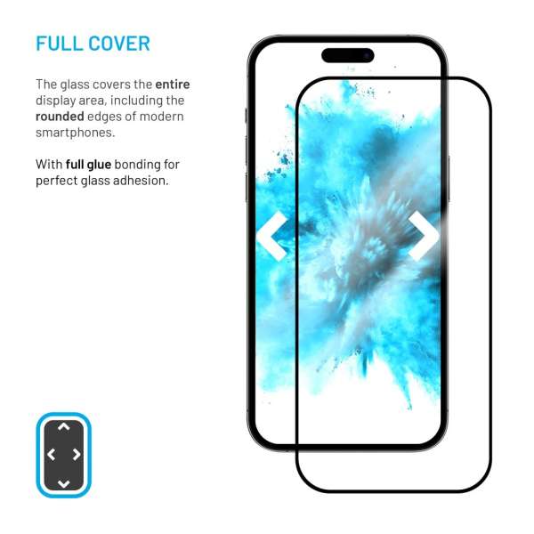 FIXED teljes képernyőt védő 2,5D edzett üveg Samsung Galaxy A06s készülékhez, fekete