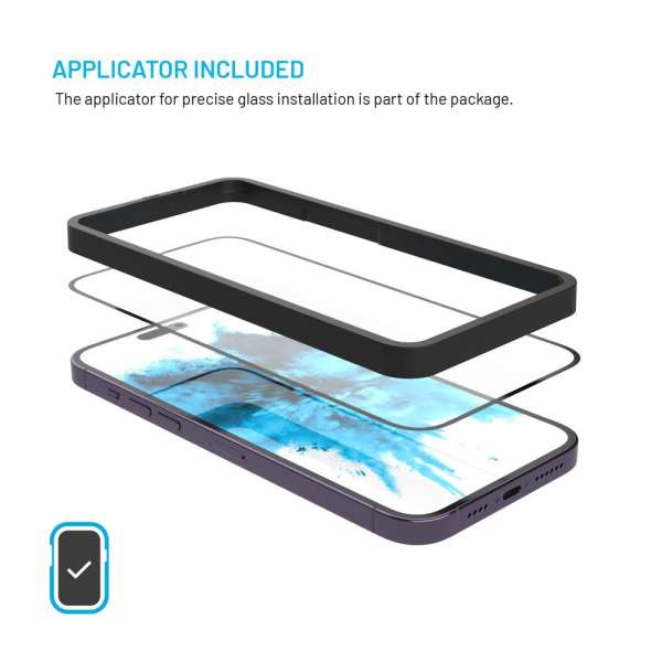 FIXED teljes képernyőt védő 2,5D edzett üveg Samsung Galaxy A17 4G/5G készülékhez, 2drb, fekete