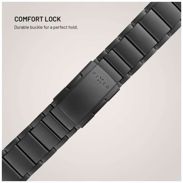 FIXED Titán óraszíj Samsung Galaxy Watch Ultra okosórához, fekete