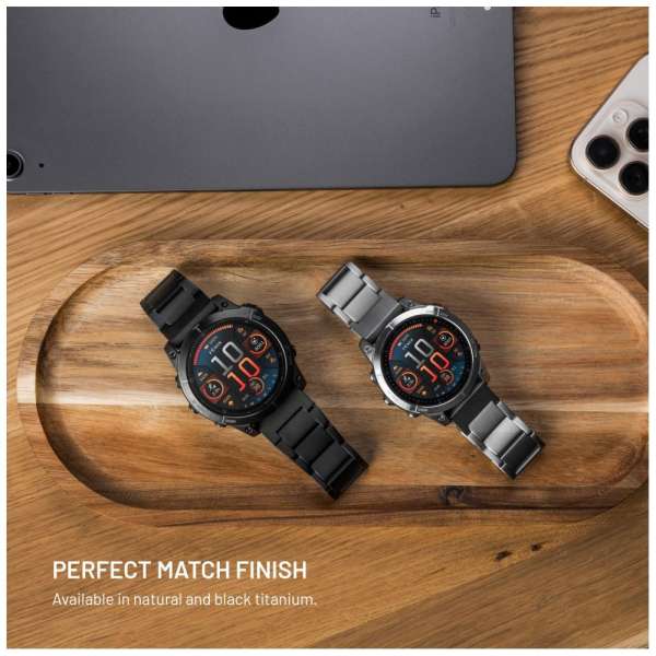 FIXED Titán óraszíj Samsung Galaxy Watch Ultra okosórához, fekete