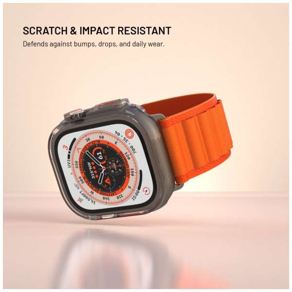 FIXED tok védő üveggel Apple Watch Ultra 49mm/Ultra 2 49mm, átlátszó