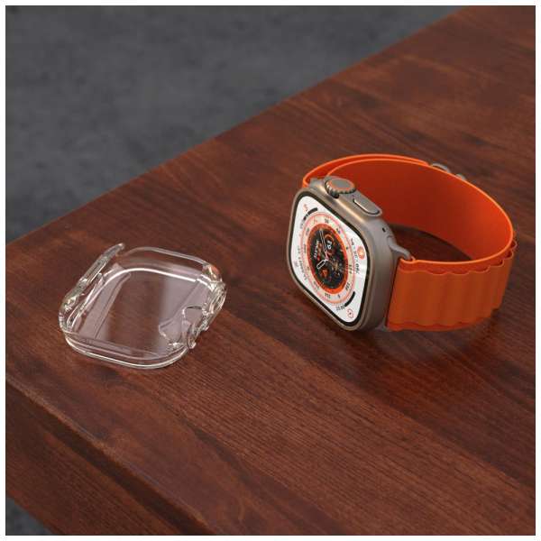 FIXED tok védő üveggel Apple Watch Ultra 49mm/Ultra 2 49mm, átlátszó
