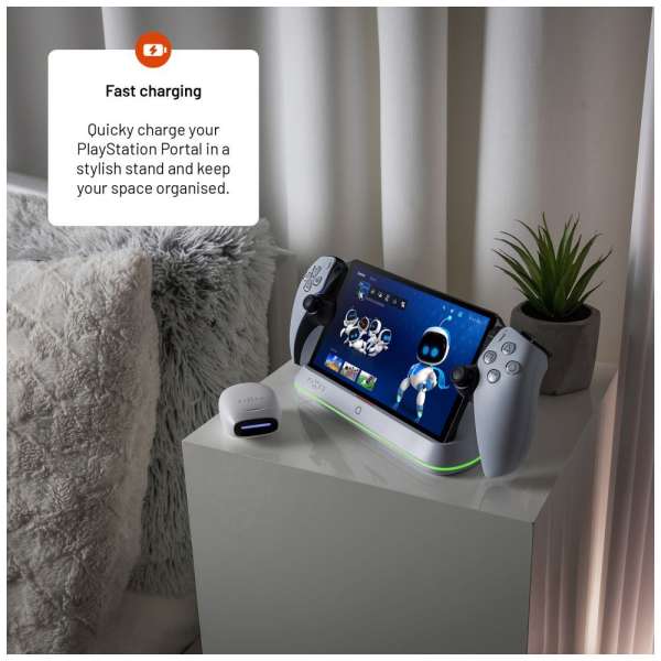 FIXED töltőállomás Playstation kontrollerhez, fehér