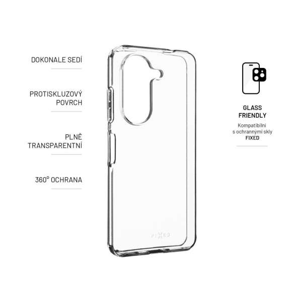FIXED TPU gél telefontok Asus Zenfone 10 készülékhez, átlátszó FIXTCC-1185
