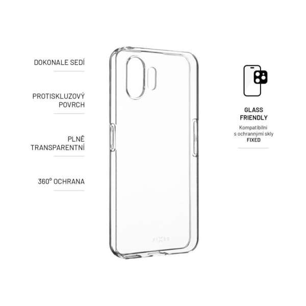 FIXED TPU Gel Case for Nothing phone (2), clear, Mobiltelefon Kiegészítő