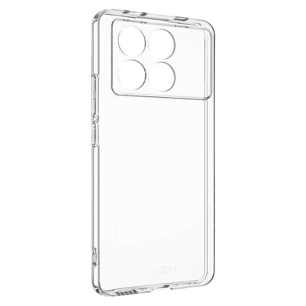 FIXED Telefontok, TPU, POCO X6 Pro 5G-hez, átlátszó, 15,76x7,19 cm