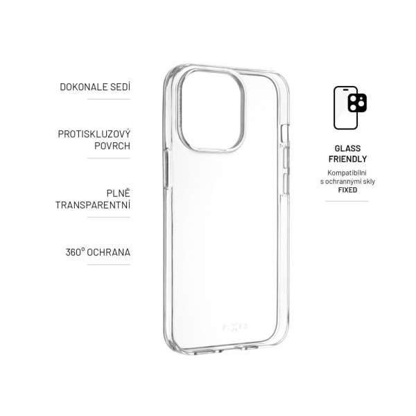 FIXED TPU Gel Case for Realme Narzo 60, clear, Mobiltelefon Kiegészítő