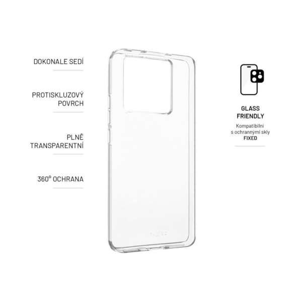 FIXED TPU gél tok a Xiaomi 13T/13T Pro-hoz, átlátszó