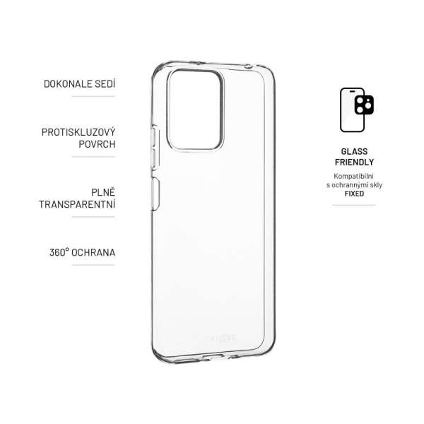 FIXED TPU Gel Case for Xiaomi Redmi Note 12 5G, clear