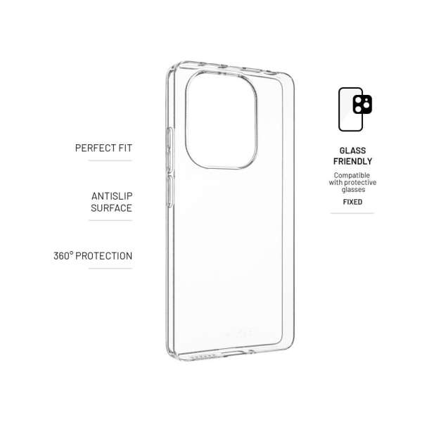 FIXED TPU gél tok a Xiaomi Redmi Note 13 Pro/POCO M6 Pro készülékekhez, átlátszó FIXTCC-1245