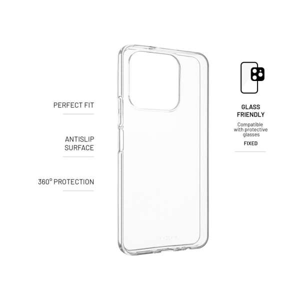 FIXED TPU telefontok Honor X6b telefonhoz, átlátszó