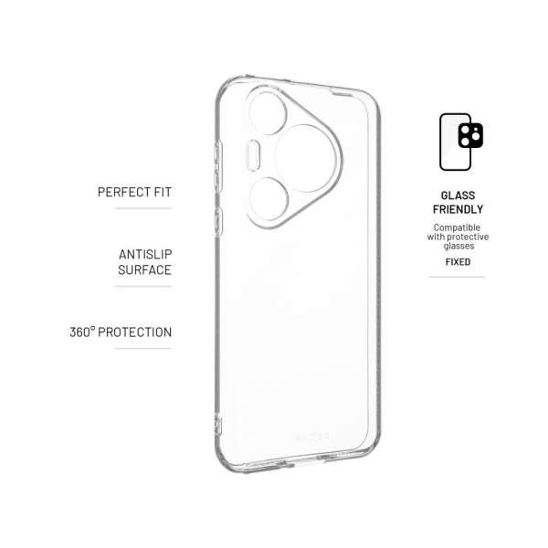 FIXED TPU telefontok Huawei Pura 70 Pro telefonhoz, átlátszó