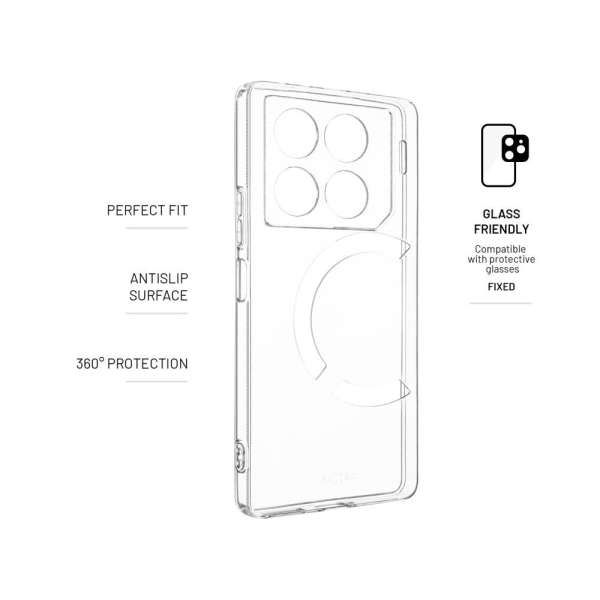 FIXED TPU telefontok Infinix GT 20 Pro telefonhoz, átlátszó