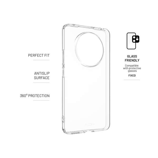 FIXED TPU telefontok Realme 13+ 5G telefonhoz, átlátszó