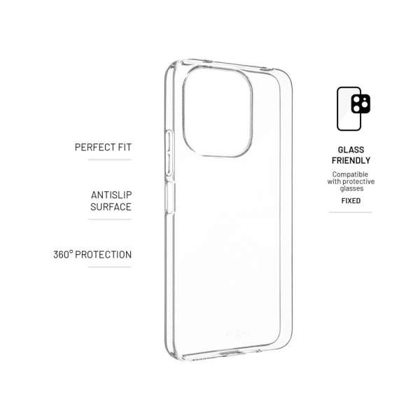 FIXED TPU telefontok Xiaomi Redmi 13 4G/Poco M6/M6 Plus 5G telefonhoz, átlátszó