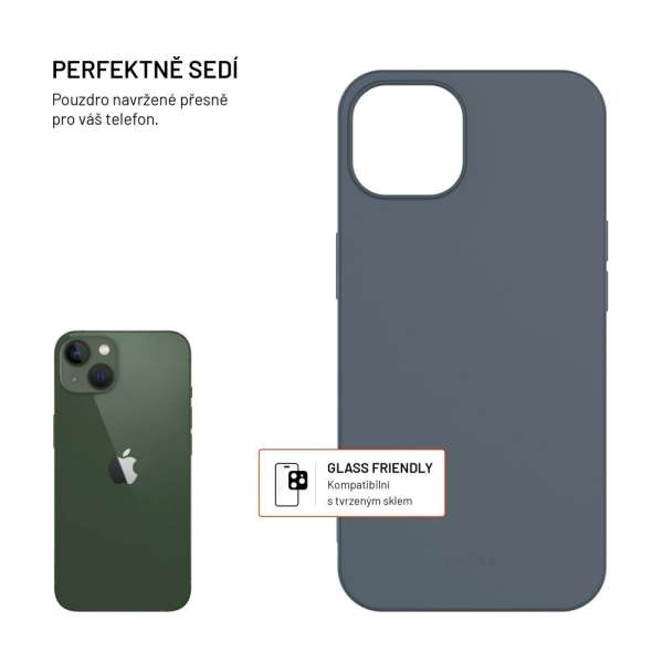 FIXED újrahasznosított anyagból készült TPU hátlap Apple iPhone 13 készülékhez, kék