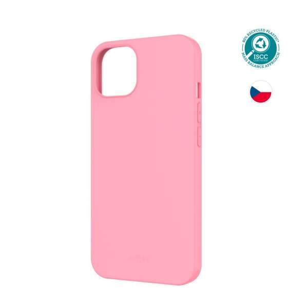 FIXED újrahasznosított anyagból készült TPU hátlap Apple iPhone 13 készülékhez, rózsaszín